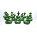 Subbuteo Andrew Table Soccer Panathinaikos 1971 Wembley edition on classic Hasbro bases
